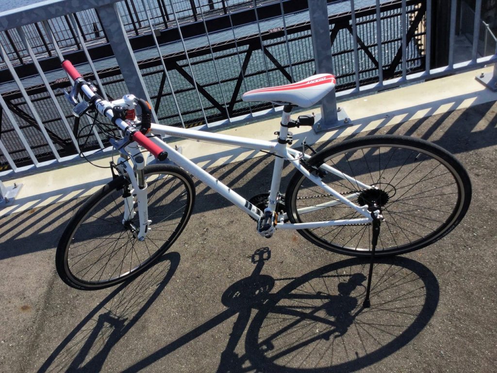 雄物川自転車